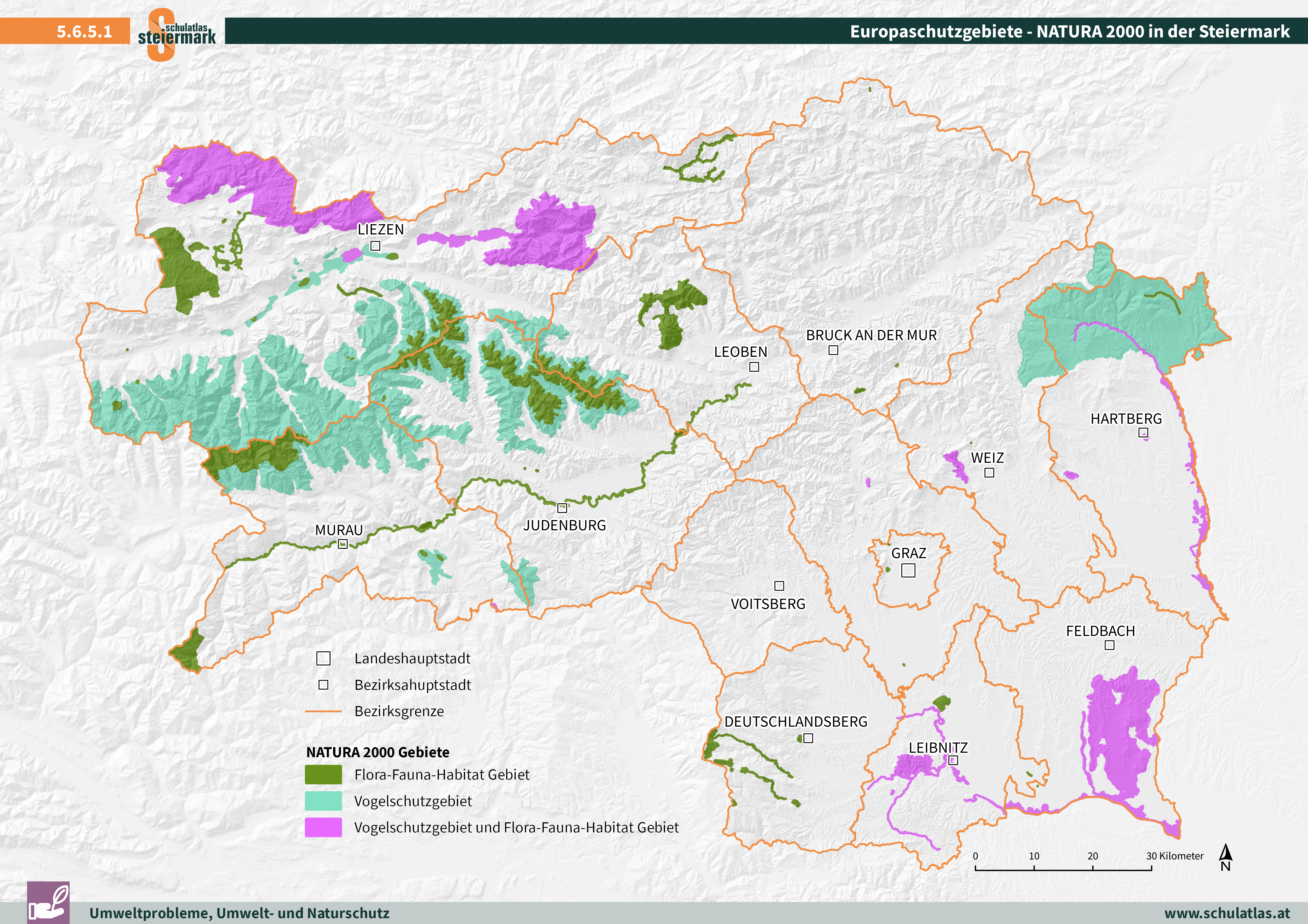 Europaschutzgebiete - Natura 2000