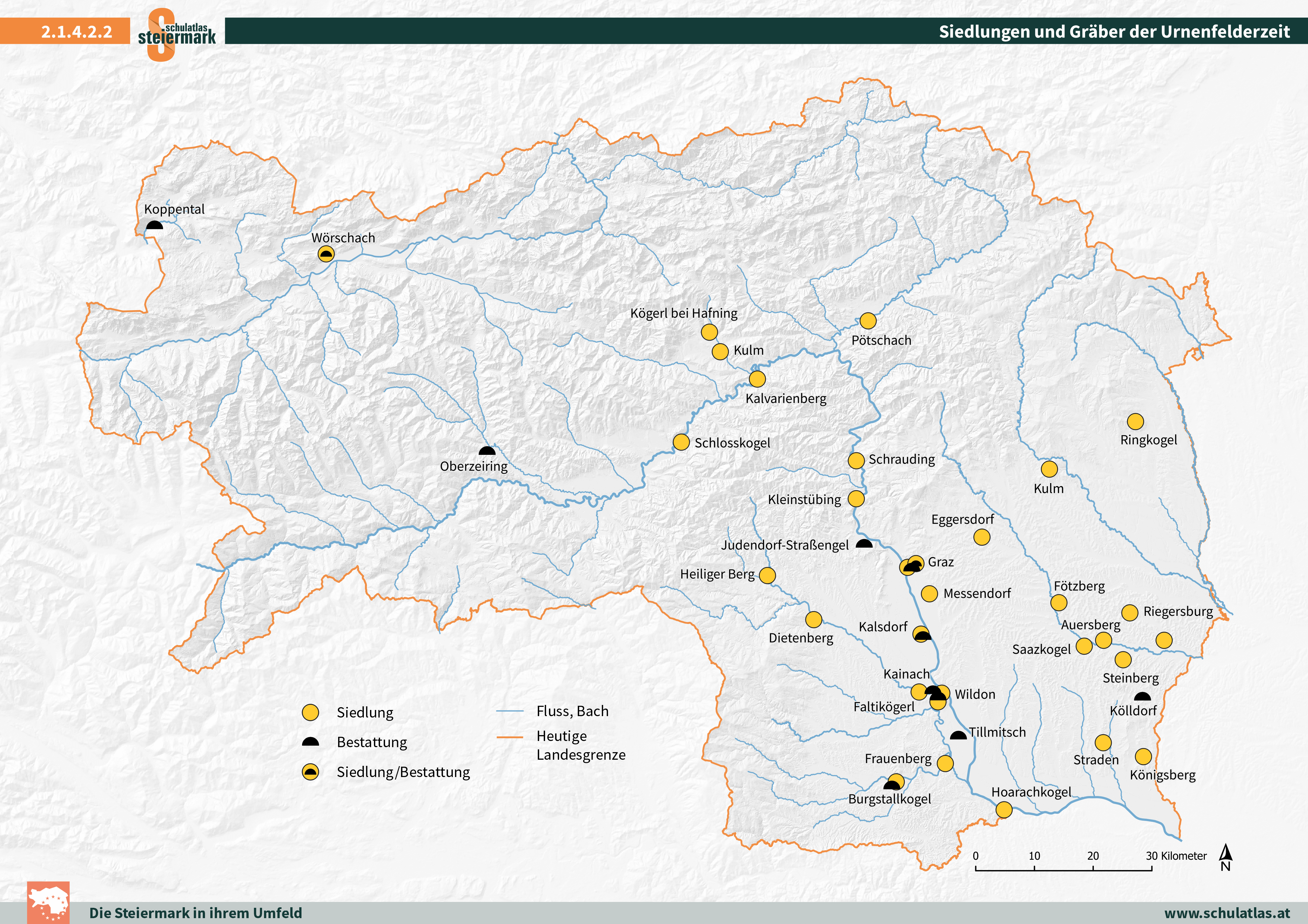 Siedlungen und Gräber der Urnenfelderzeit