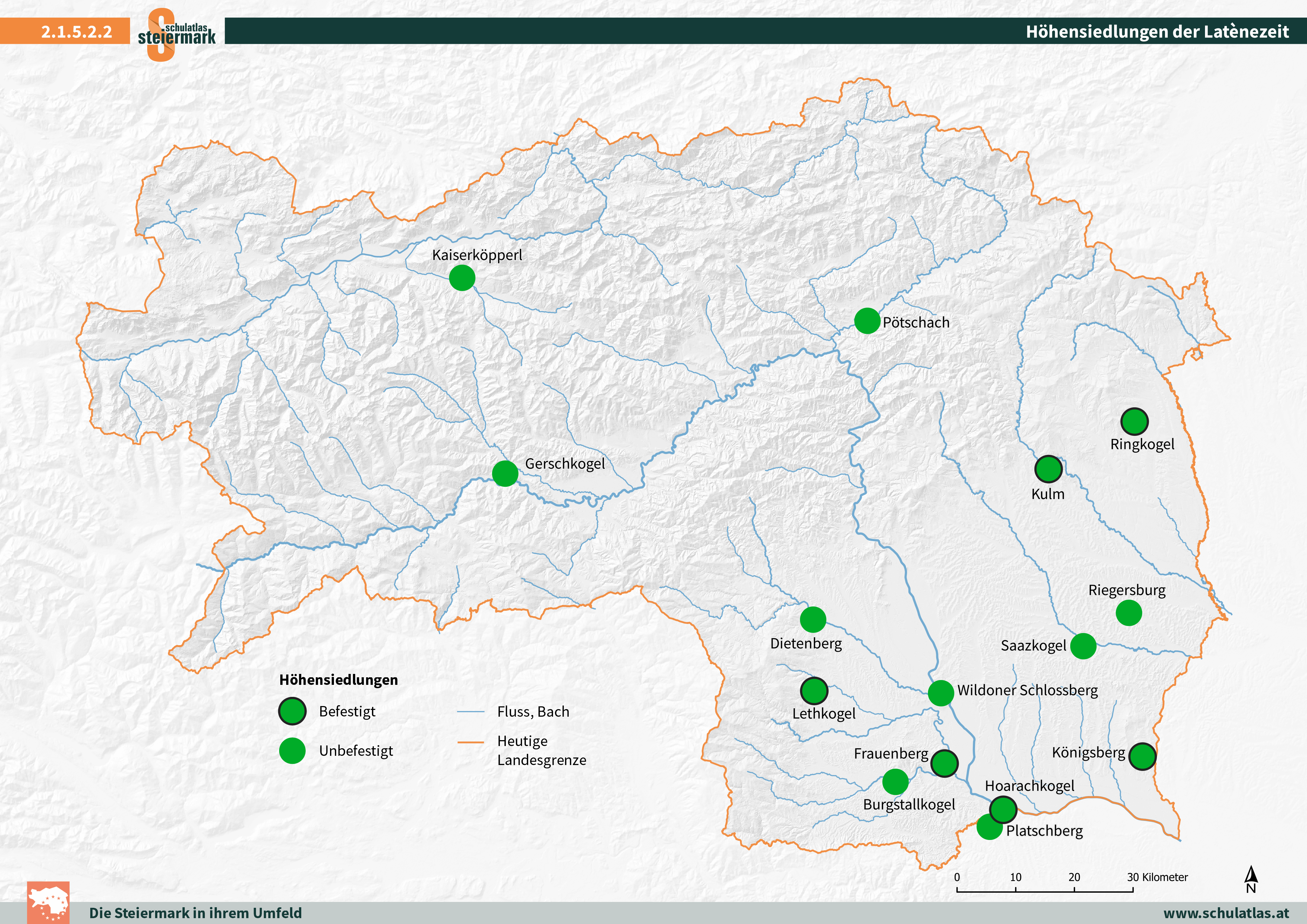 Höhensiedlungen der Latènezeit