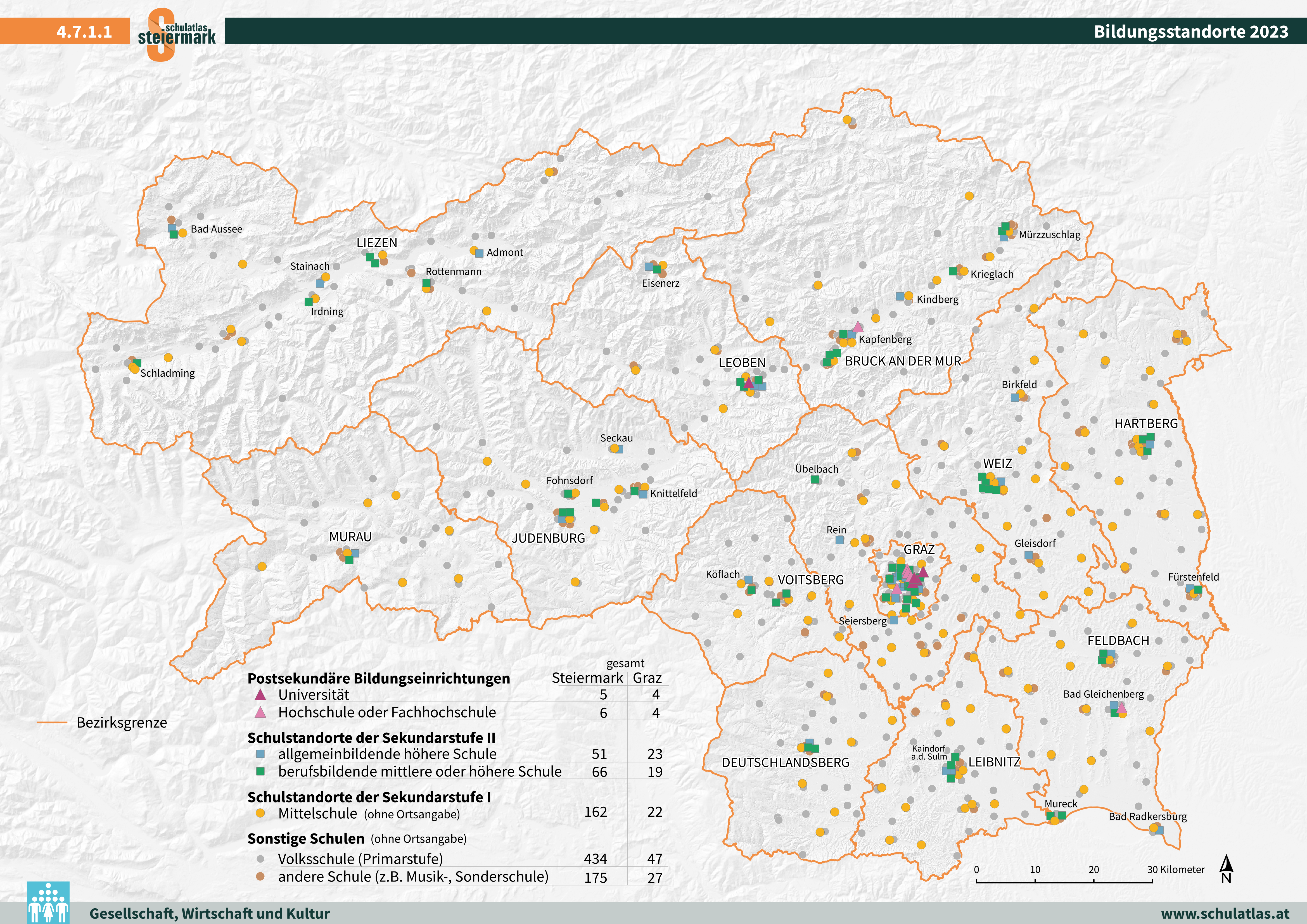 Bildungsstandorte 2023