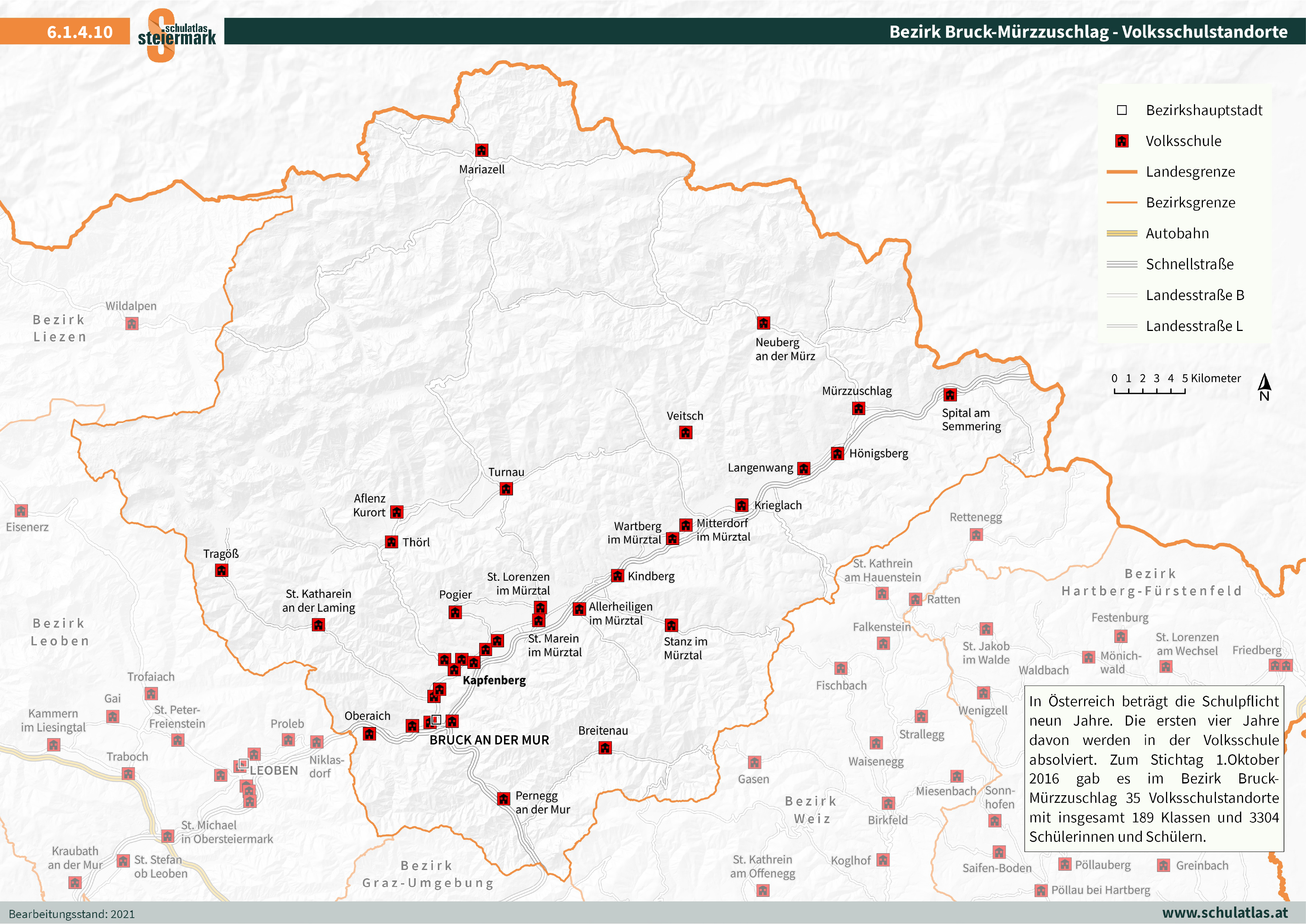 6.1.4.10 Bruck-Mürzzuschlag - Volksschulstandorte
