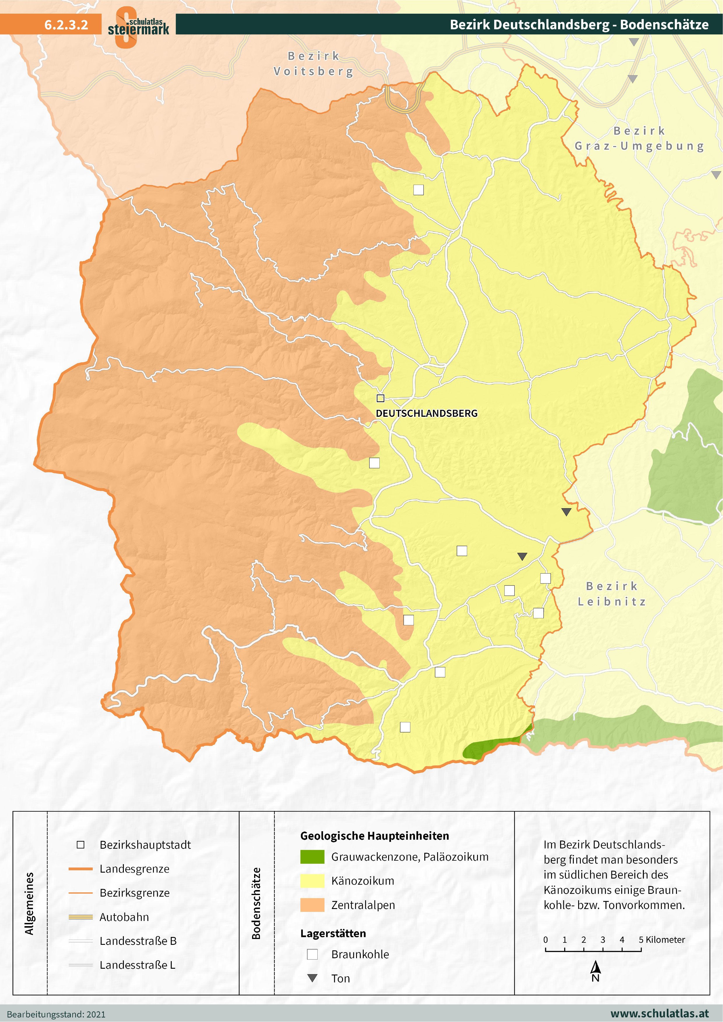 6.2.3.2 Deutschlandsberg - Bodenschätze