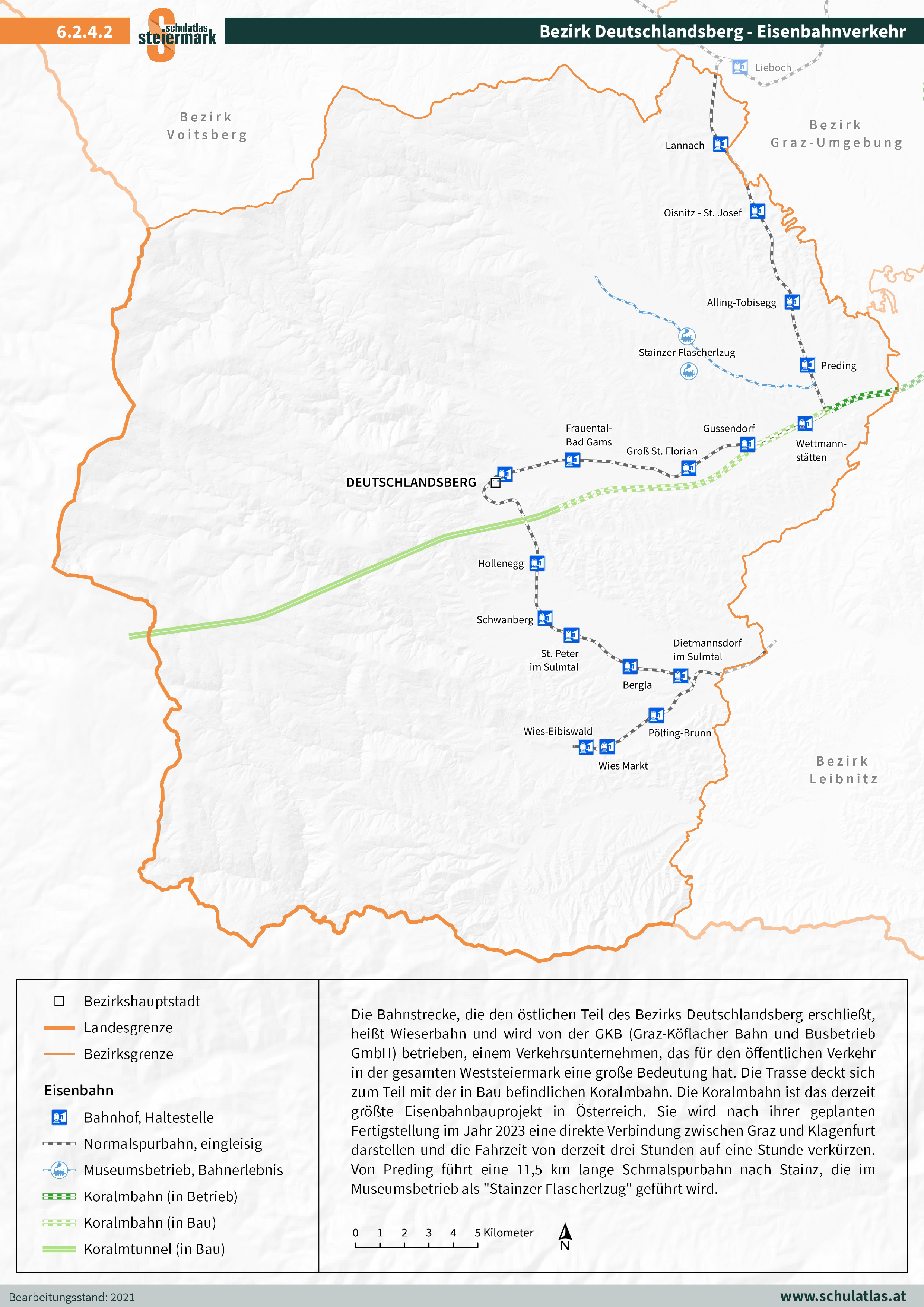 6.2.4.2 Deutschlandsberg - Eisenbahnverkehr