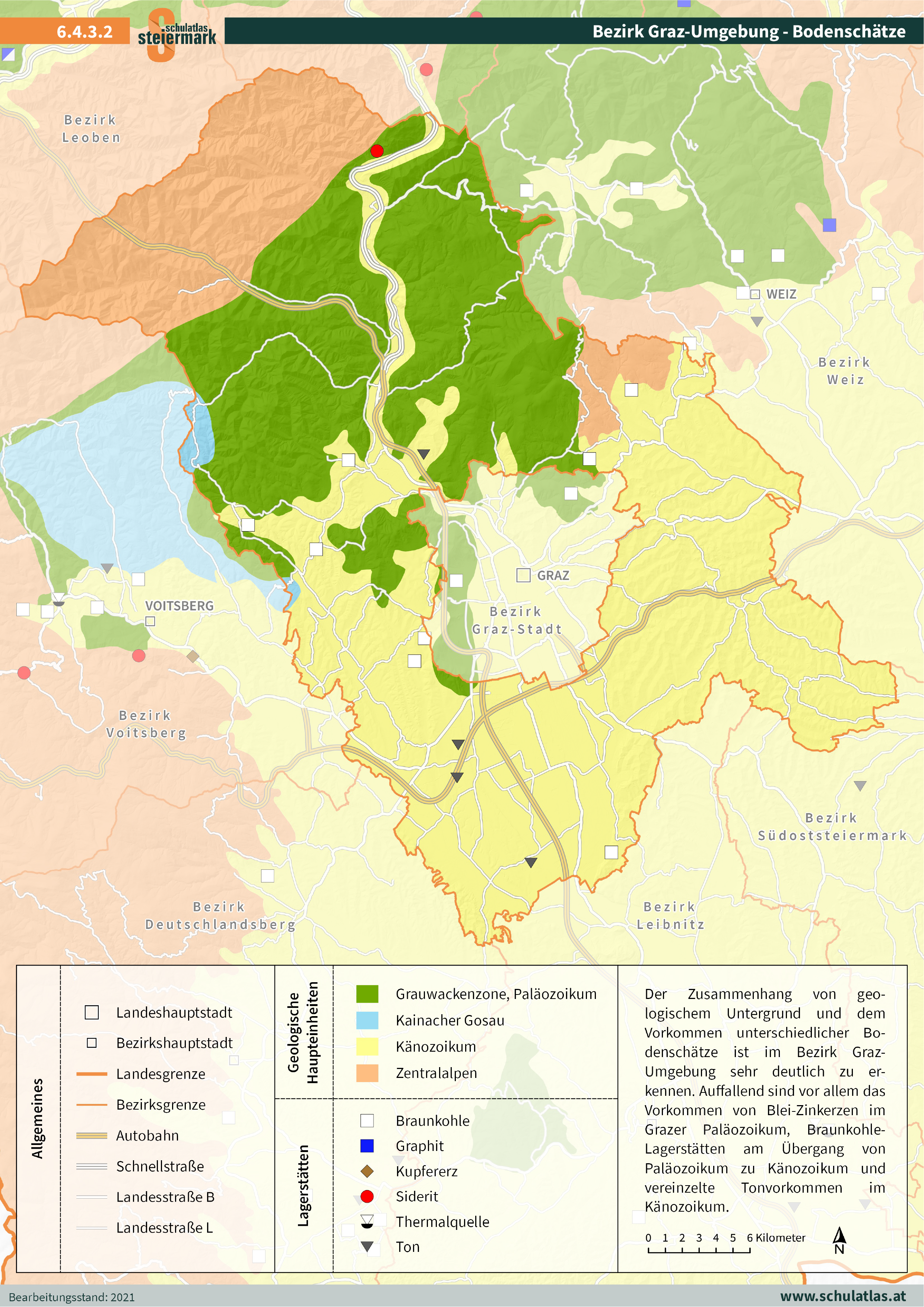 6.4.3.2 Graz Umgebung - Bodenschätze