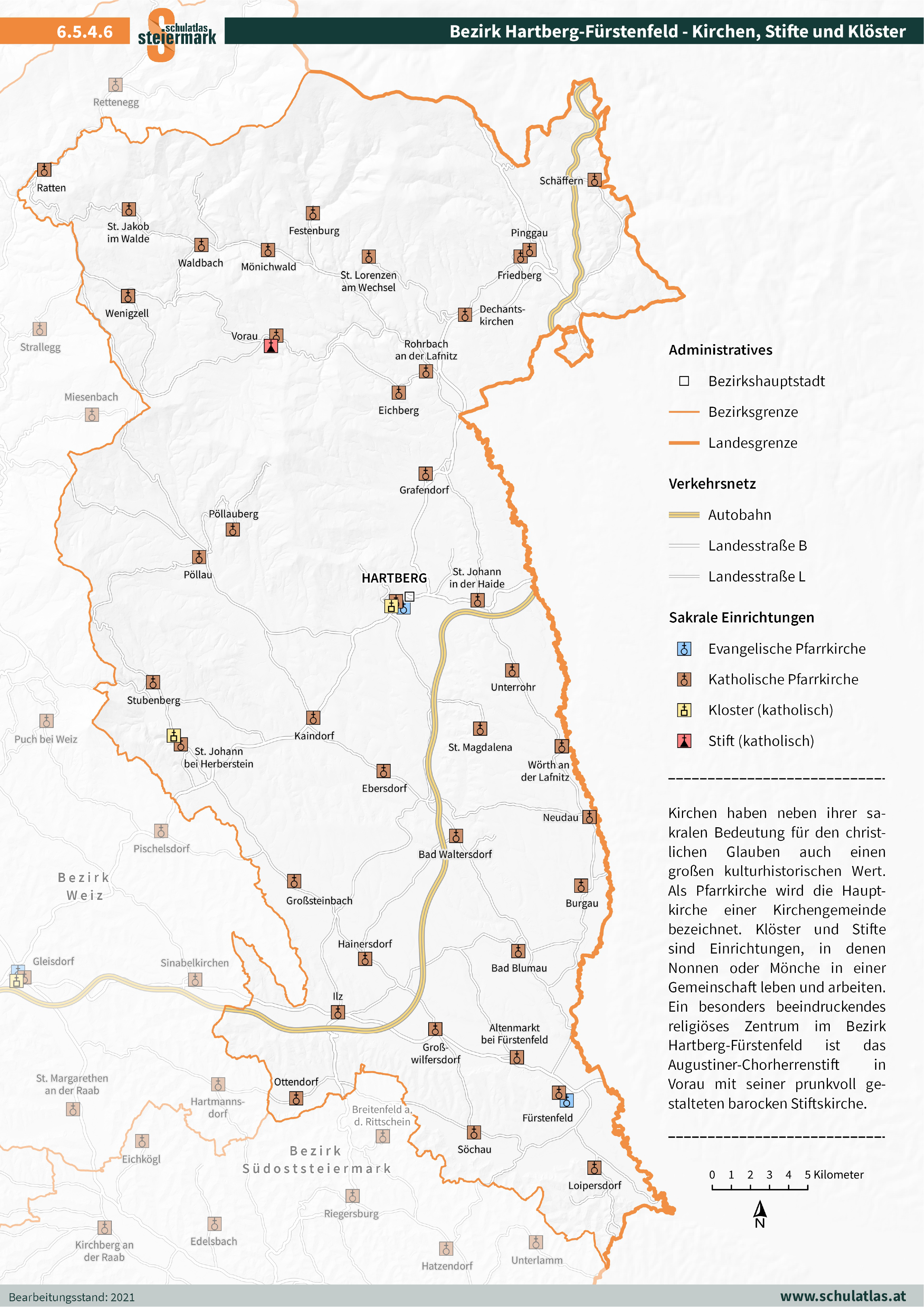6.5.4.6 Hartberg-Fürstenfeld - Kirchen, Stifte und Klöster