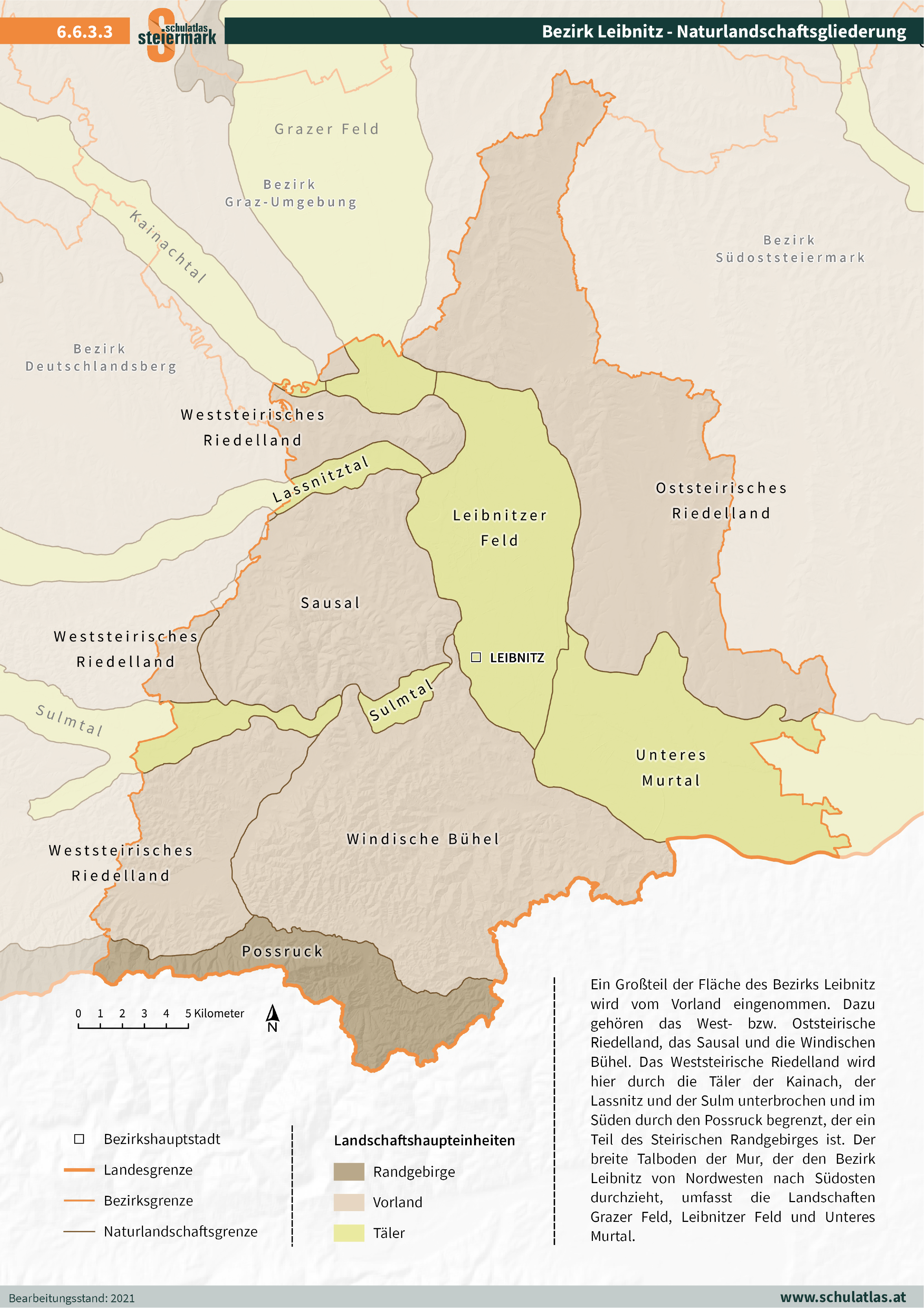 6.6.3.3 Leibnitz - Naturlandschaftsgliederung