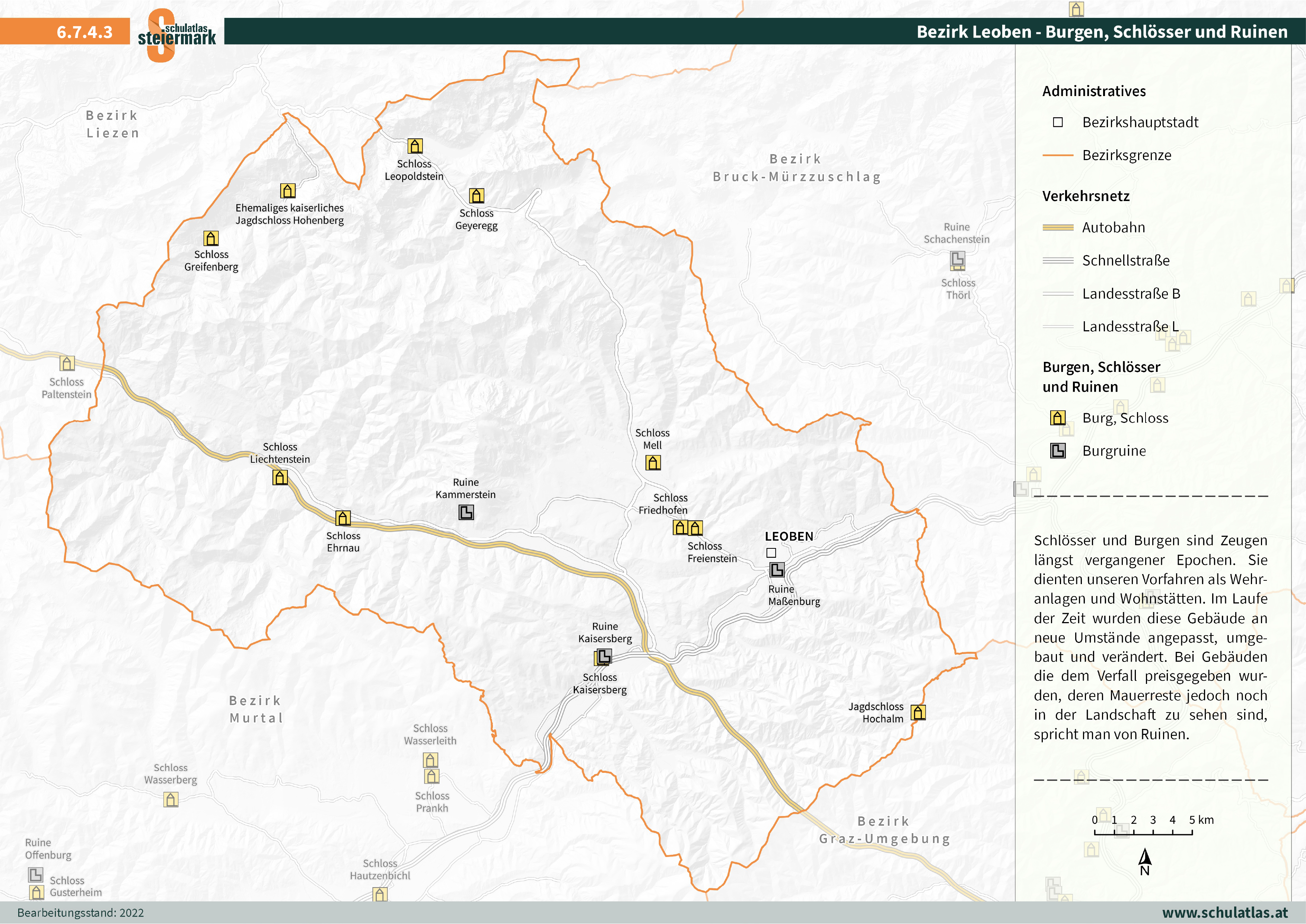 6.7.4.3 Leoben - Burgen, Schlösser und Ruinen