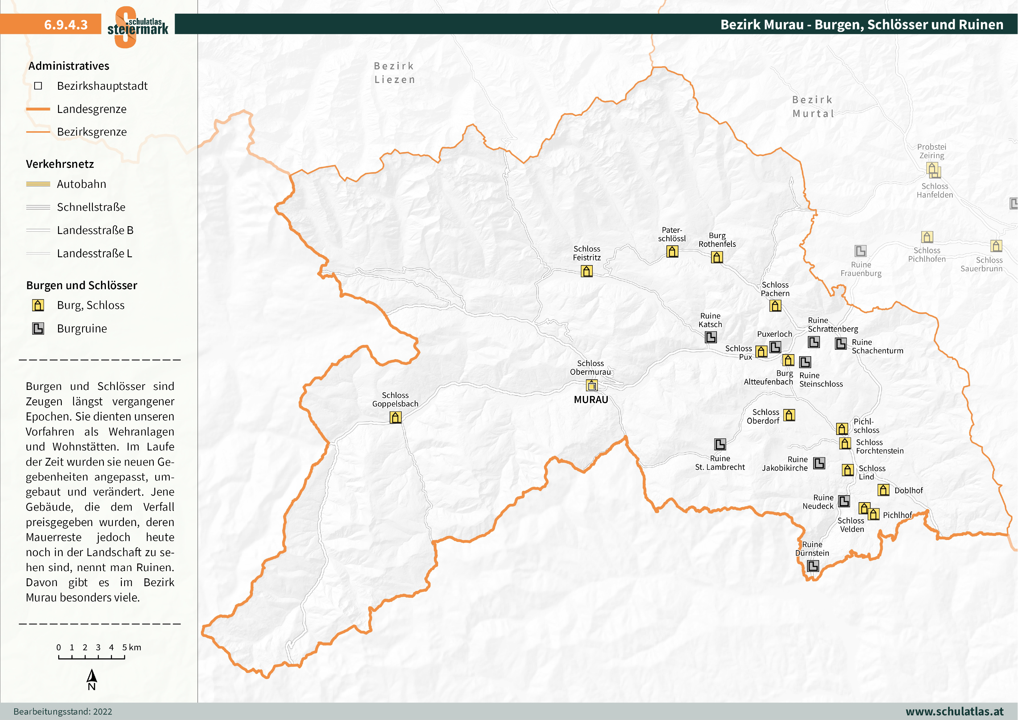 6.9.4.3 Murau - Burgen, Schlösser und Ruinen