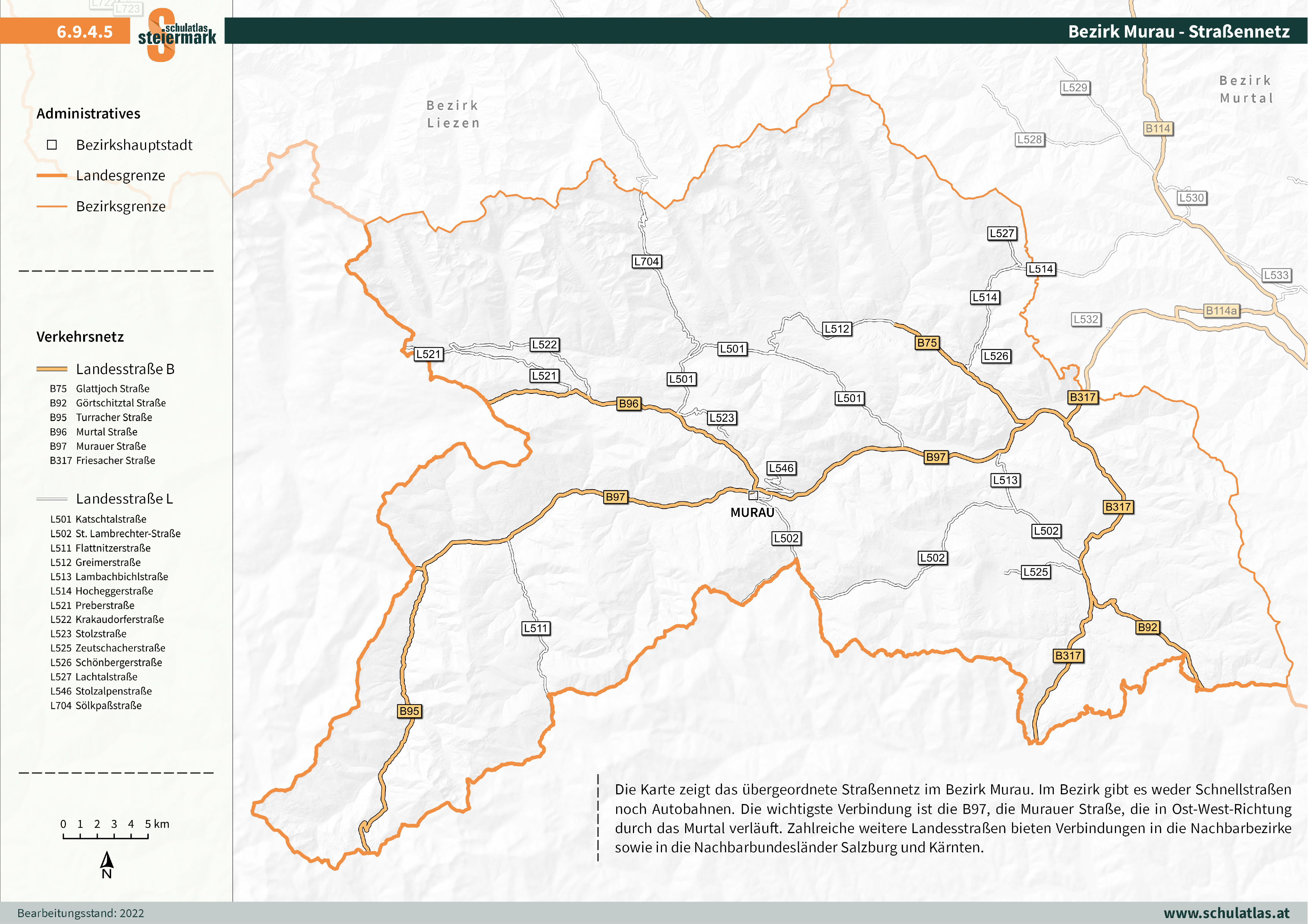6.9.4.5 Murau - Straßennetz