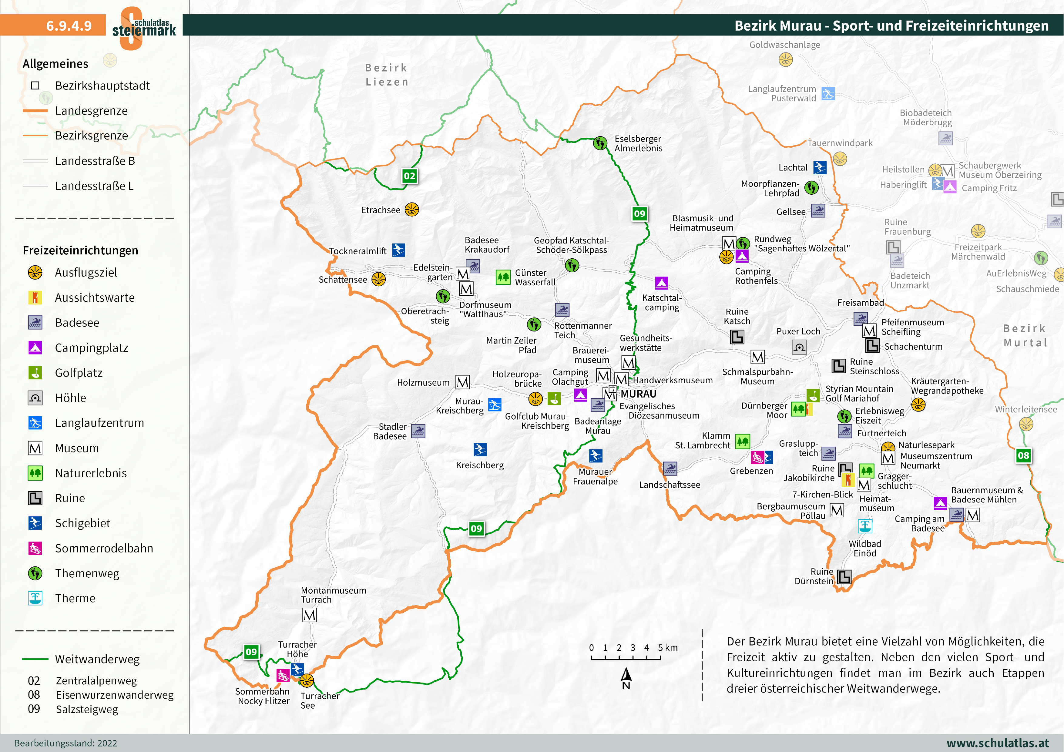 6.9.4.9 Murau - Sport- und Freizeiteinrichtungen