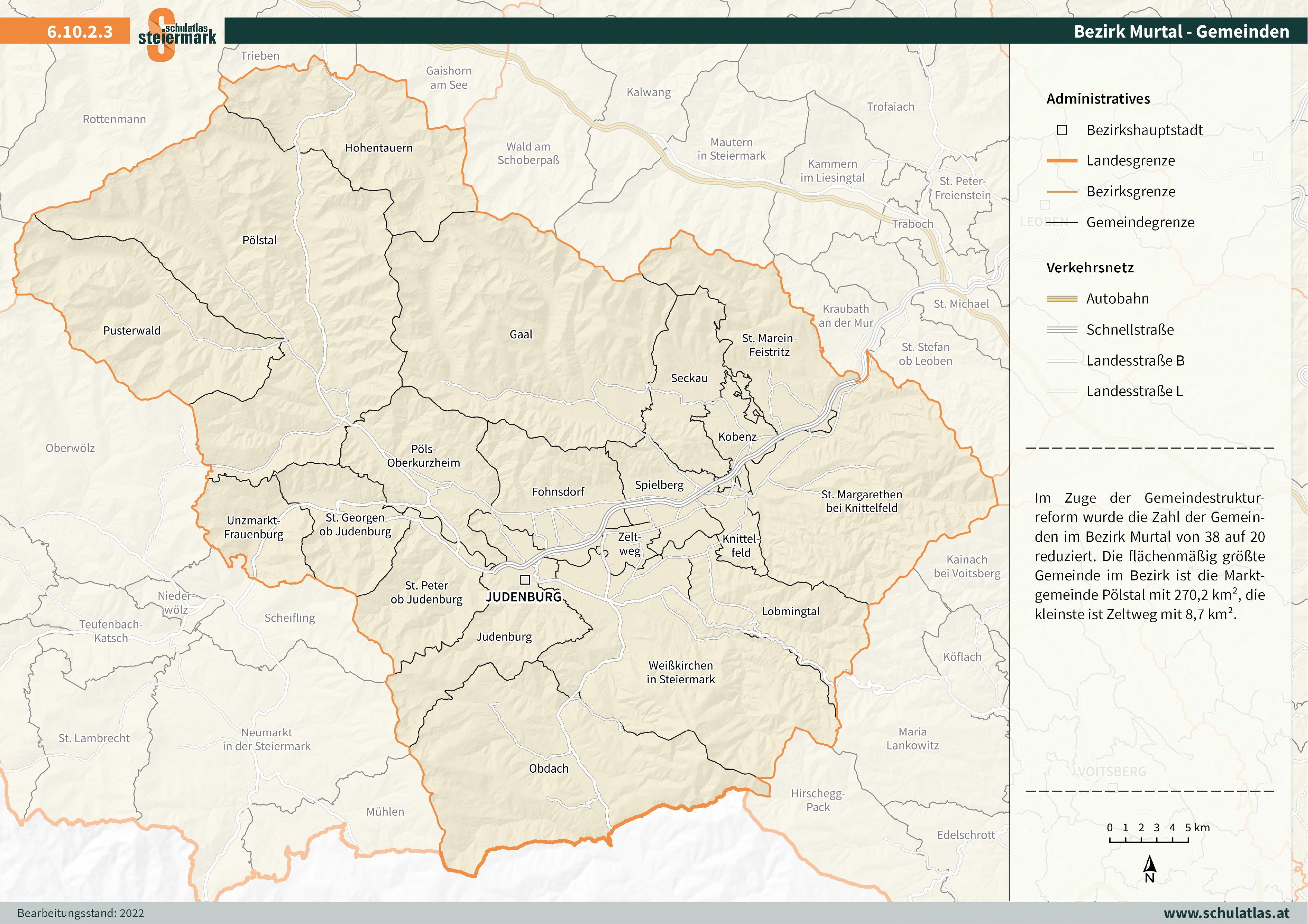 6.10.2.3 Murtal - Gemeinden