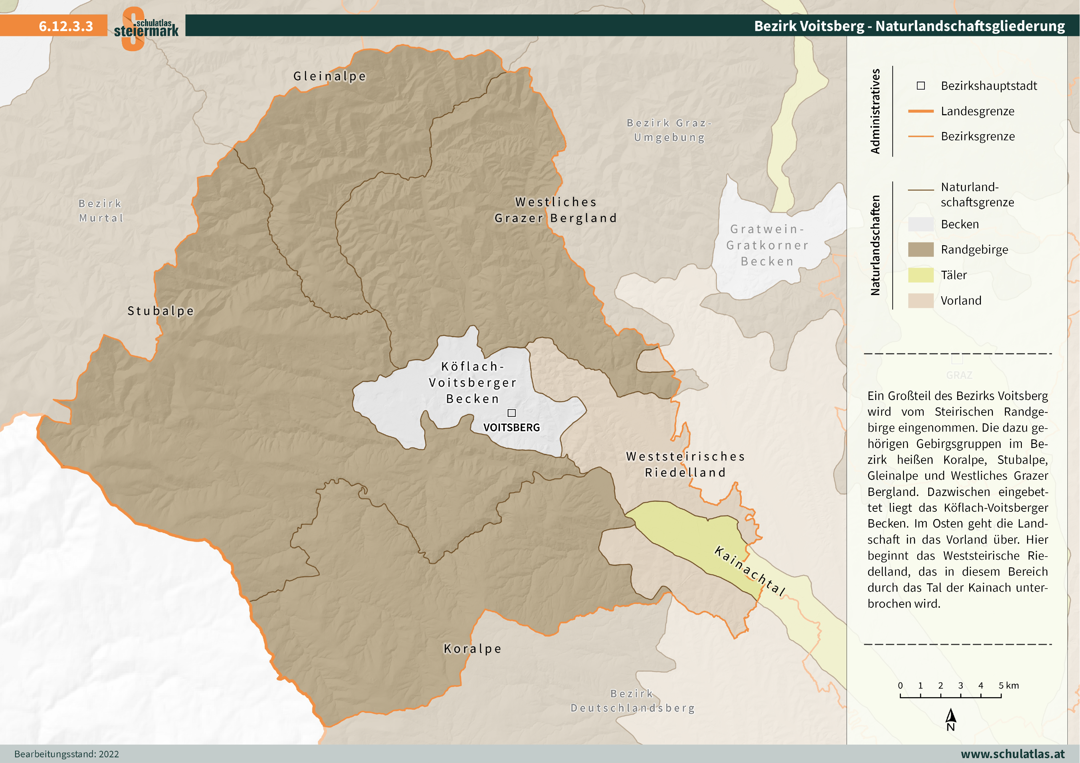6.12.3.3 Voitsberg - Naturlandschaftsgliederung