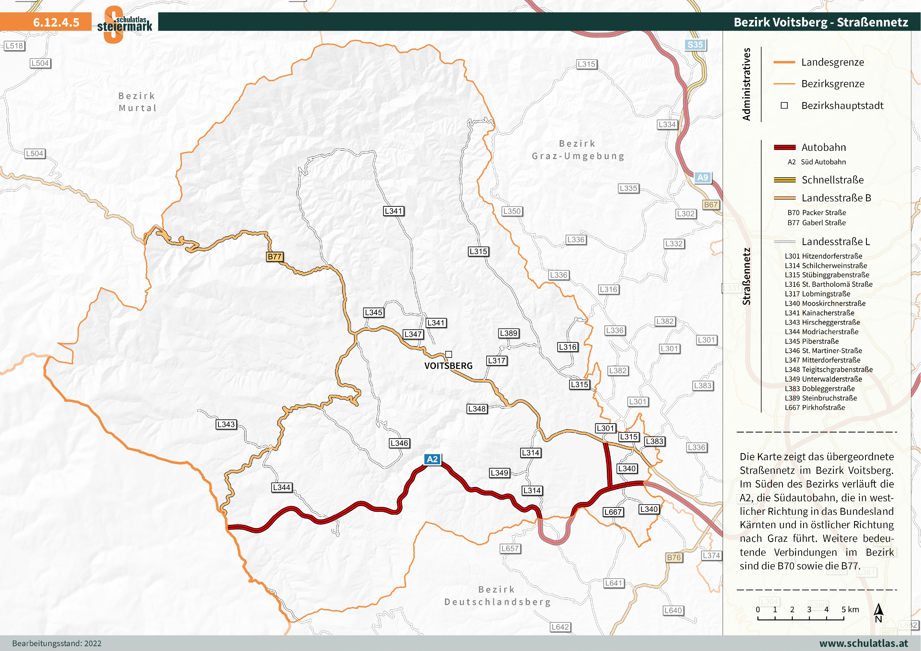 6.12.4.5 Voitsberg - Straßennetz