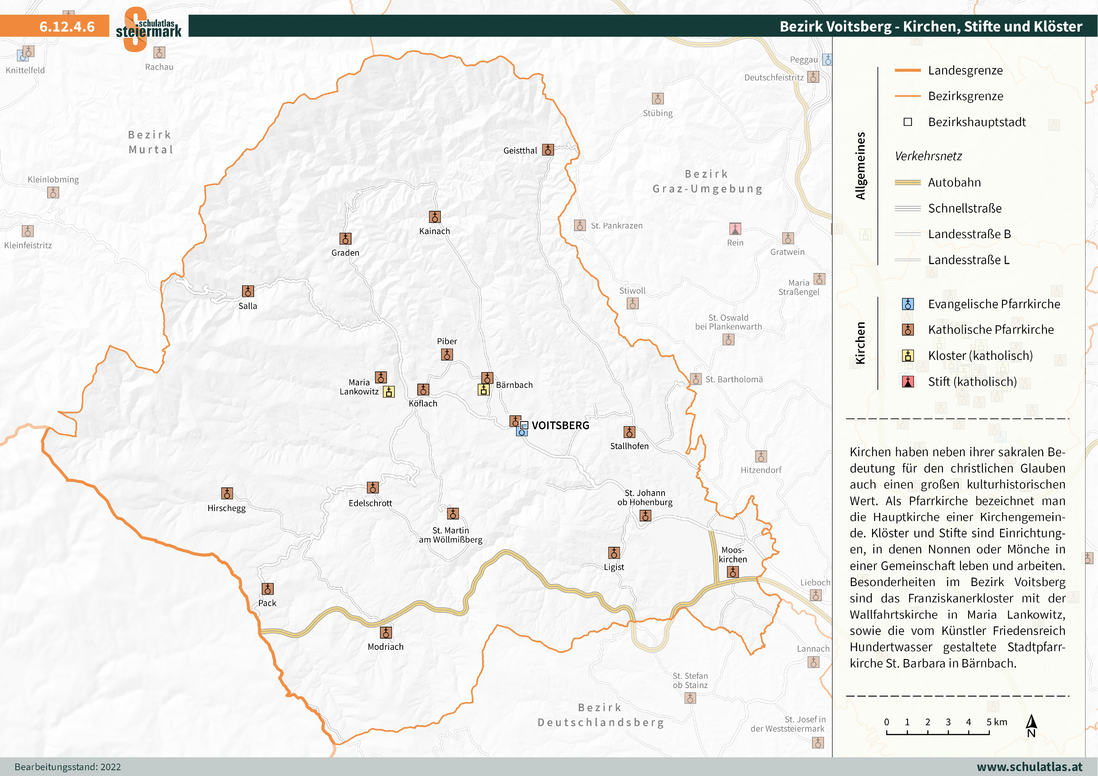 6.12.4.6 Voitsberg - Kirchen, Stifte und Klöster