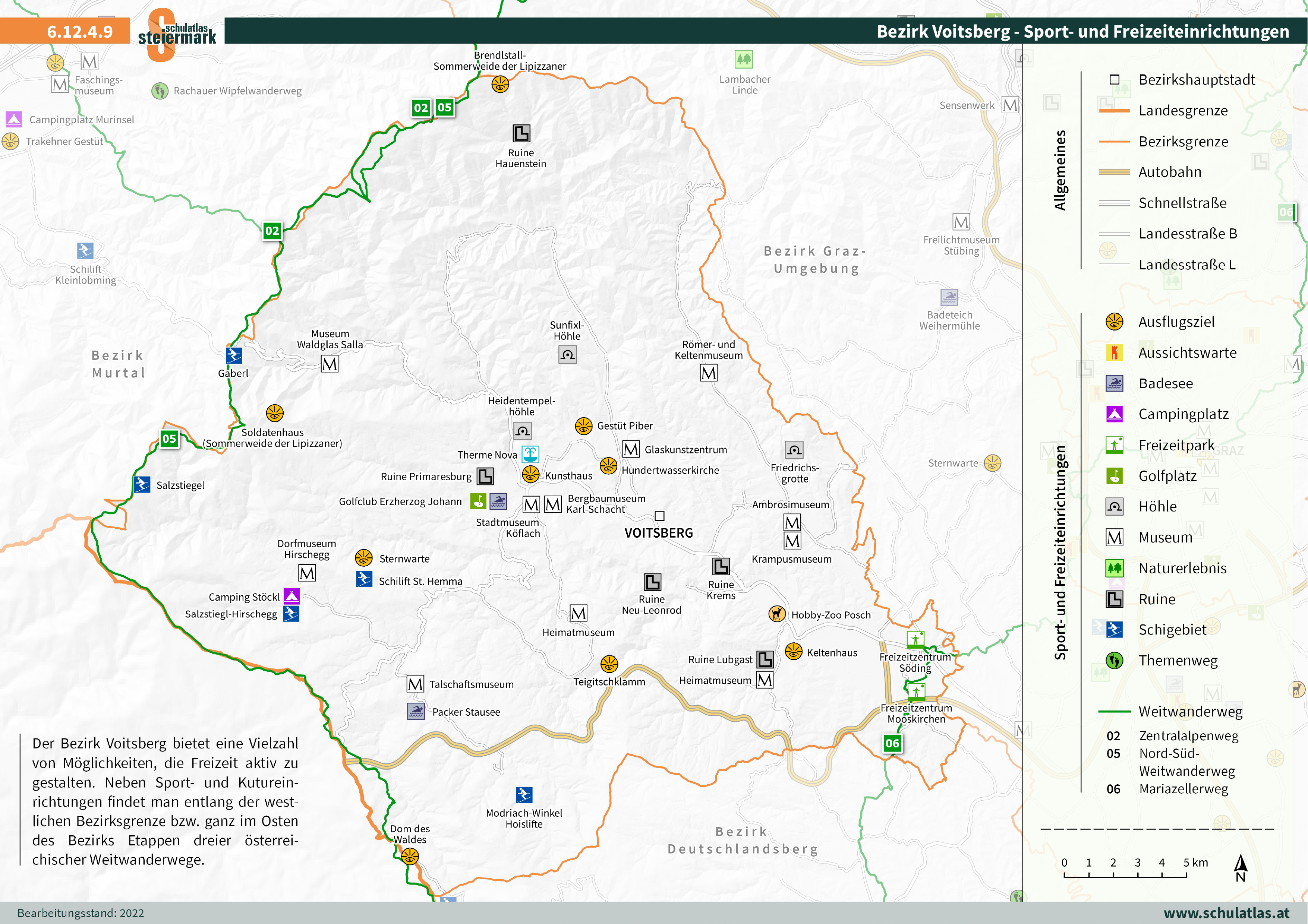 6.12.4.9 Voitsberg - Sport- und Freizeiteinrichtungen