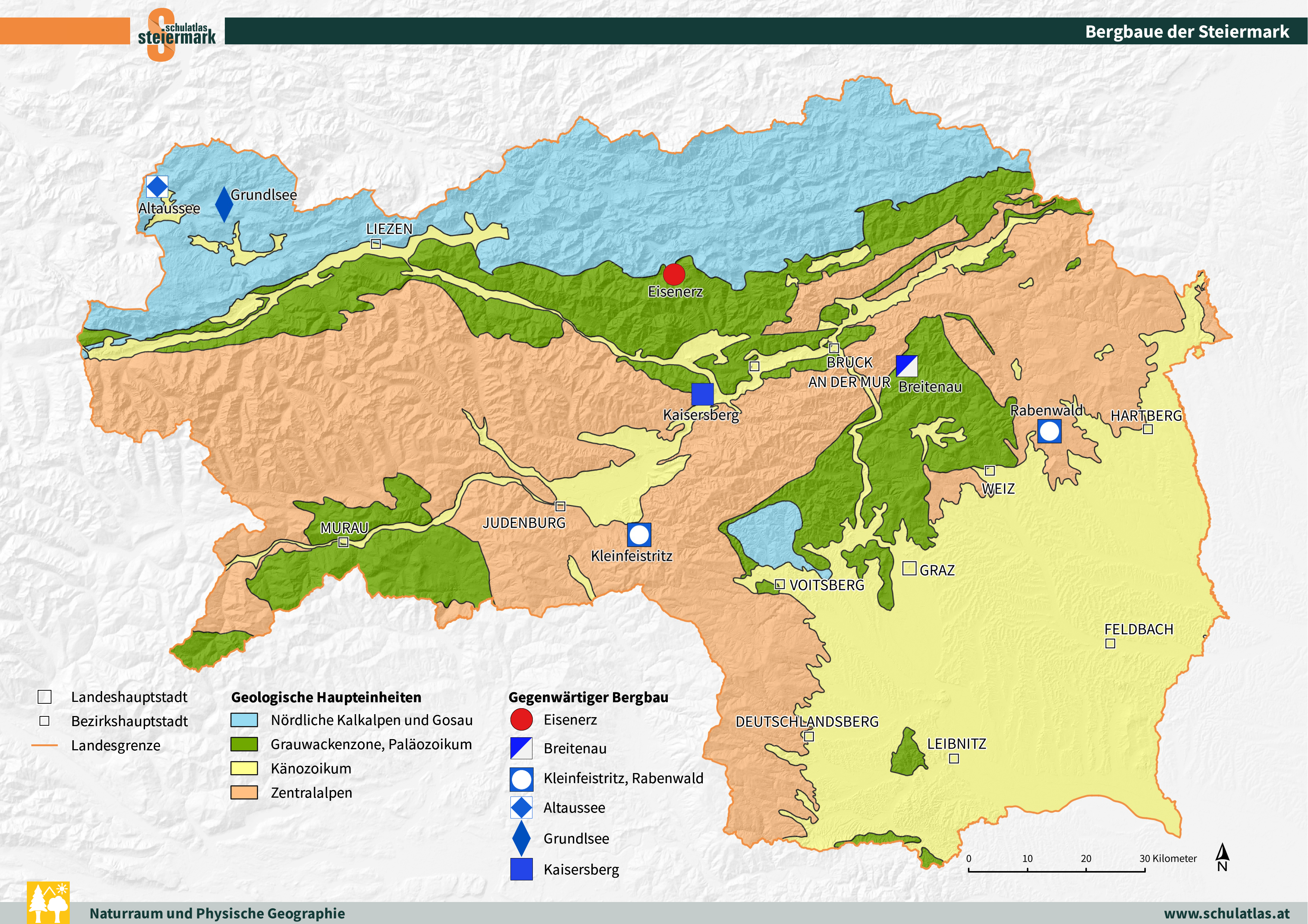 Bergbaue der Steiermark