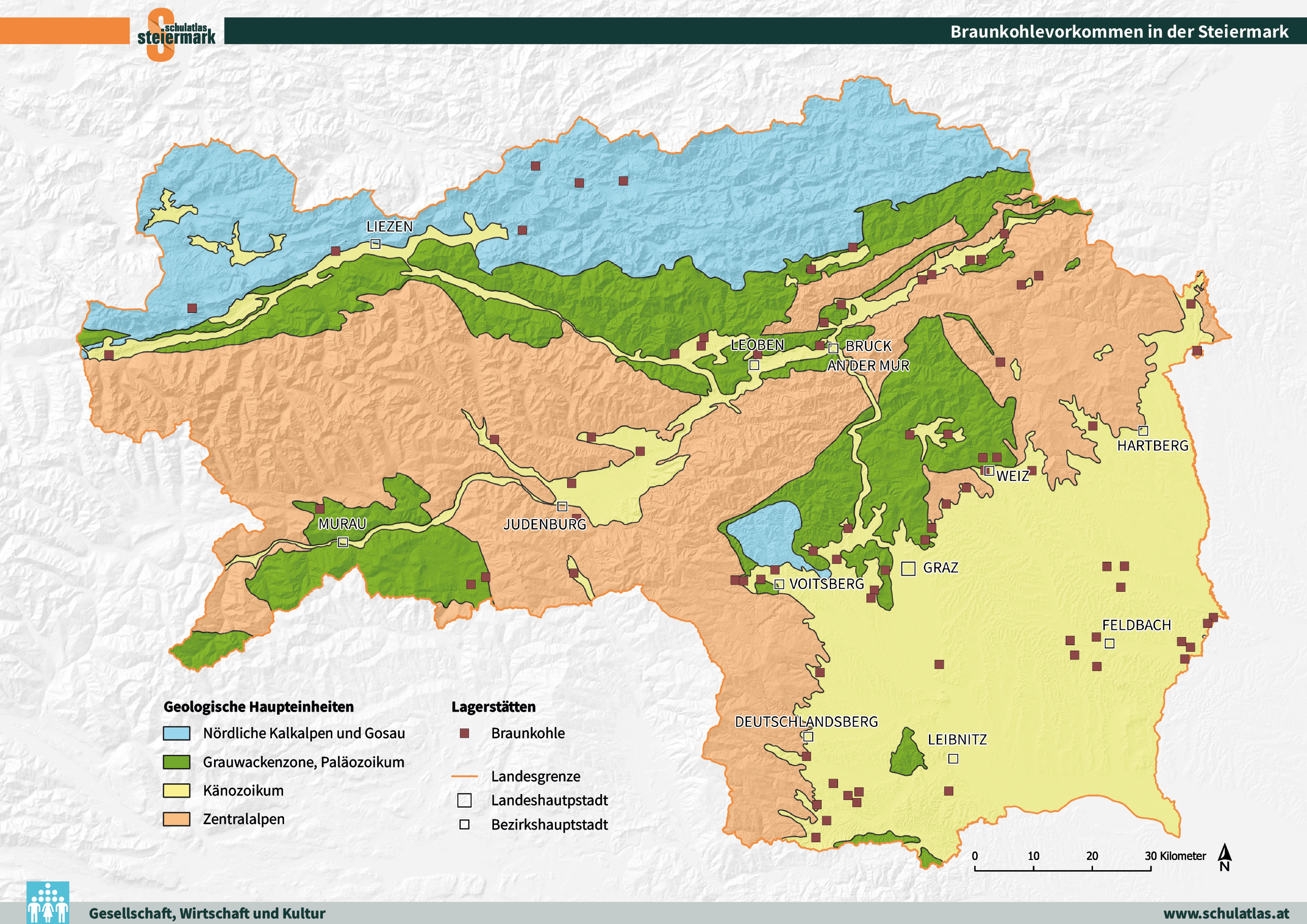 Braunkohleabbau in der Steiermark