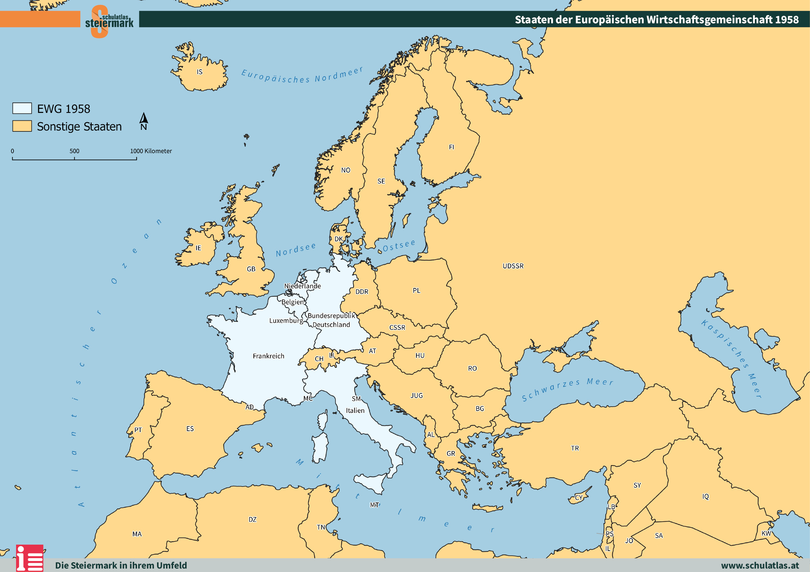 Europäische Wirtschaftsgemeinschaft 1958